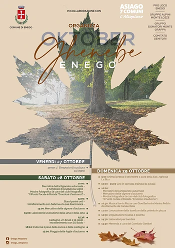 Oktober Ghenebe 2023 festa d'autunno a Enego