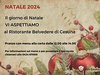 Pranzo di Natale al Ristorante Hotel Belvedere con menu alla carta - Cesuna di Roana, 25 dicembre 2024