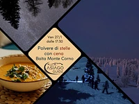 Polvere di stelle al Monte Corno e cena - Venerdì 27 gennaio 2023 dalle 17.30