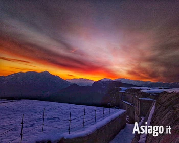 L'ultimo tramonto dell'anno a Forte Corbin 31 dicembre 2023