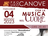 Konzert "Con la Musica nel Cuore" für Bintar Zait 2022 in Canove di Roana - 4. Januar 2023