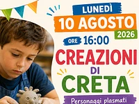 "Creazioni di creta" Kunstworkshop für Kinder – Treschè Conca, Montag, 10. August 2026