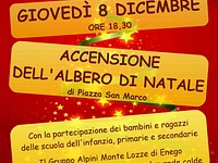 Accensione dell'albero di Natale di Enego - giovedì 8 dicembre 2022