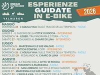 Escursioni guidate in e-bike Rifugio Valmaron estate 2026