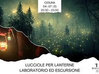 ESCURSIONE GUIDATA con LABORATORIO "Lucciole per lanterne" - Cesuna, venerdì 4 luglio 2025