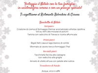 Pranzo di Natale 2022 presso il Ristorante Hotel Belvedere a Cesuna - 25 dicembre 2022