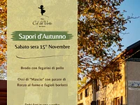 Abendessen mit dem Thema "Aromen des Herbstes" auf der Malga Col Del Vento - Cesuna, Samstag, 15. November 2025