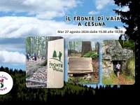 "Il Fronte di Vaia" escursione guidata a Cesuna - 27 agosto 2024