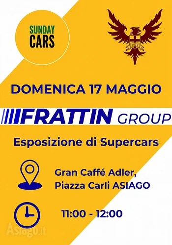 raduno di auto di lusso al gran caffe adler asiago