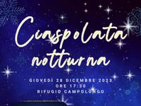 Ciaspolata notturna del 28 dicembre a Campolongo con cena in rifugio