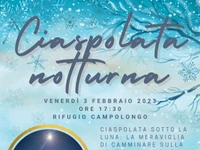 Ciaspolata in notturna a Campolongo con cena in rifugio 3 febbraio 2023