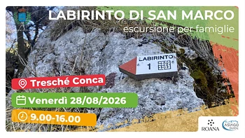 Escursione guidata al labirinto dei Castelloni di San Marco 28 agosto 2026