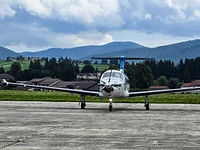 Velivolo in movimento sulla piazzola