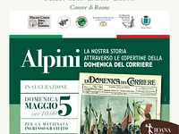 MOSTRA "Alpini - La nostra storia attraverso le copertine della Domenica del Corriere" - Canove dal 5 maggio al 14 settembre 2024