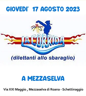 La corrida a Mezzaselva 17 agosto 2023