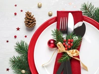 Weihnachtsessen 2023 im Restaurant auf dem Asiago-Plateau - 25. Dezember 2023