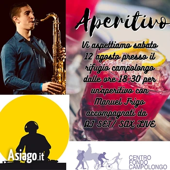 Aperitivo in musica con Manuel Frigo al Rifugio Campolongo