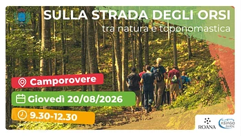 Escursione guidata Sulla strada degli orsi 20 agosto 2026