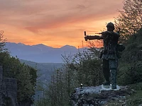 Statua di Carlo Stuparich a Forte Corbin