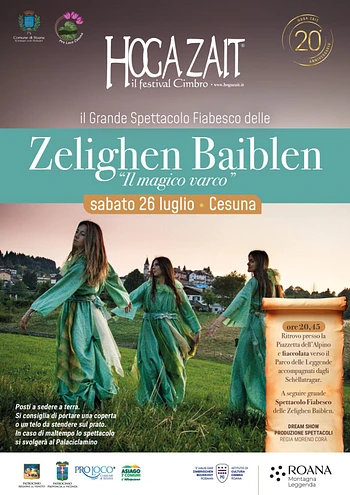 Spettacolo fiabesco delle Zelighen Baiblen a Cesuna di Roana per Hoga Zait 2025