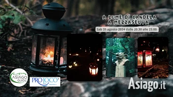 Escursione a lume di candela sull'Altopiano di Asiago