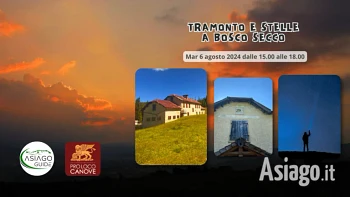 Escursione al tramonto a Malga bosco secco