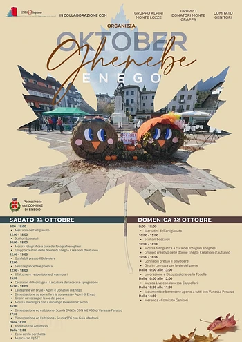 Oktober Ghenebe 2025 a Enego sull'Altopiano di Asiago 7 Comuni