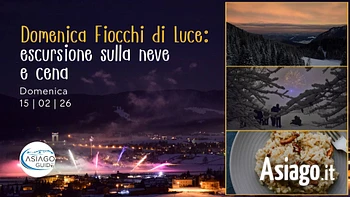 w46 domenica fiocchi di luce escursione e cena 15 