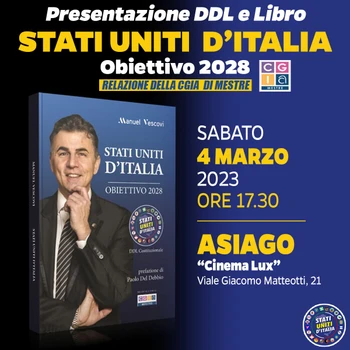 Presentazione libro Stati Uniti d'Italia ad Asiago