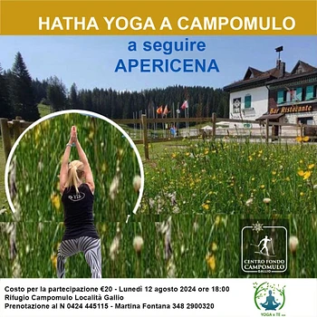 Hatha Yoga al Rifugio Campomulo con Apericena - 12 agosto 2024