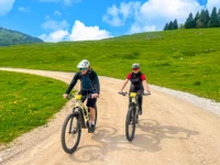 Guided E-bike tour "Ancient borders, the path of the stones" - Rifugio Valmaron, Enego, 4 August 2023