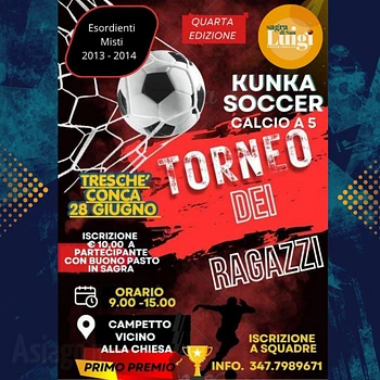 kunka soccer 2026 torneo di calcio a5 per ragazzi 