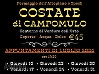 Cena con le Costate di Campomulo luglio 2026