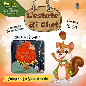 Estate di Ghel lettura animata per bambini a Gallio 12 luglio 2025