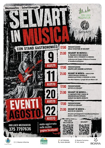 selvart in musica a mezzaselva agosto 2026