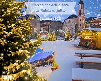accensione dell albero di natale a gallio sabato 6