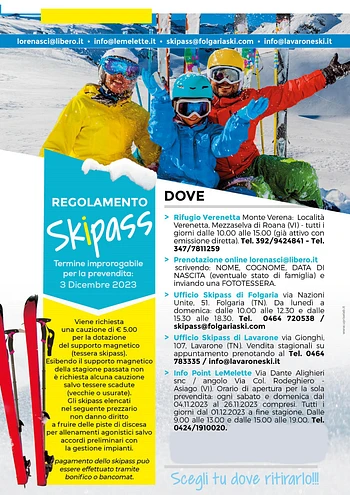 Skipass Grandi Altipiani 2023-2024