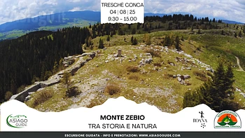 Escursione guidata sul Monte Zebio sull'Altopiano di Asiago