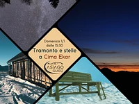  Sunset and Stars at Cima Ekar - Sunday 1 January 2023 from 3.30 pm