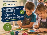 Laboratorio di pittura su legno per bambini a Treschè Conca 27 agosto 2026