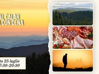  Panorami al calar della sera con cena  | Sab 25 luglio 2026 dalle 17.30