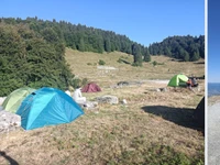 Donkeys and sleeping bag... 2 days in woods and huts - 24 and 25 August 2023