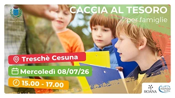 Caccia al tesoro a Tresche Cesuna con Asiago Guide 8 luglio 2026