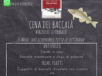 Cena di baccala alpi di foza 18 febbraio 2026