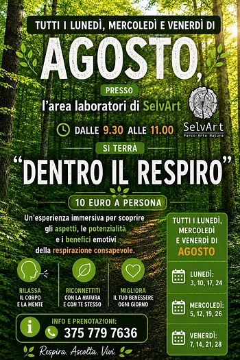 dentro il respiro a mezzaselva agosto 2026