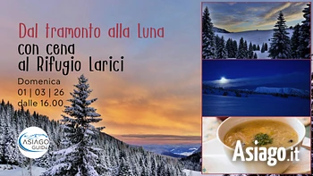 w56 dal tramonto alla luna con cena al rifugio lar