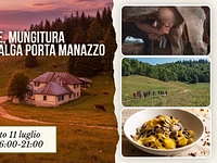 E02 Escursione, Mungitura e cena a Malga Porta Manazzo 11 07 26