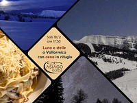 Moon and stars in Val Formica with dinner at the Larici refuge - Saturday 18 February 2023 from 5.30 pm