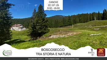 Escursione guidata a Malga Bosco Secco tra storia e natura