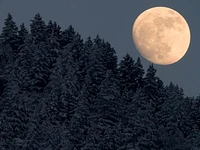 Luna piena Altopiano dei Sette Comuni